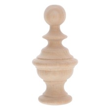 Hand Carved Wooden Post