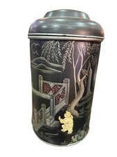 Large oriental storage tin - large,