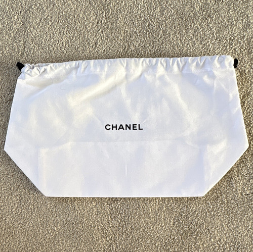 Chanel white solid drawstring - white,