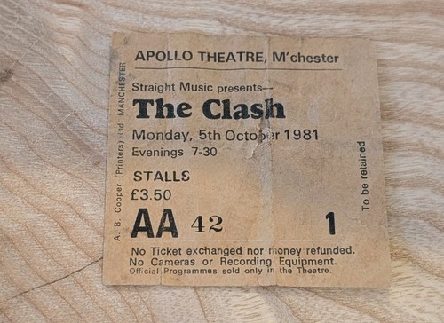 The clash 5th - 5th, october