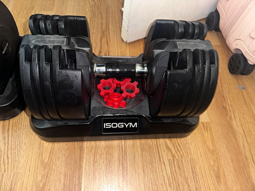 Isogym adjustable dumbbell - isogym,
