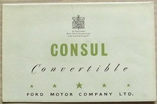 FORD CONSUL CONVERTIBLE Mk 1