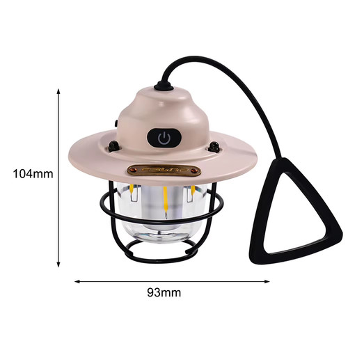Led camping lamp retro hanging - led,