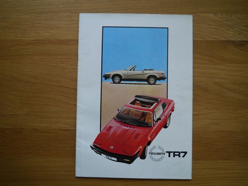 Triumph tr7 brochure 1979 - brochure, 1979/80