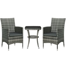 Outsunny Rattan Bistro Set