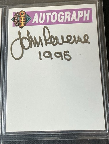 Doctor who autograph card - doctor,