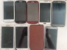 Job lot 9 Samsung Mobile Phones Spares And Repairs UNTESTED