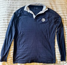 SCOTLAND RETRO CLASSIC COMBED COTTON SCOTTISH  RUGBY SHIRT XL
