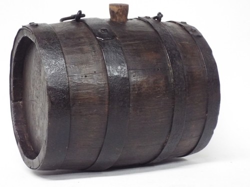 Oak black powder keg - oak, east