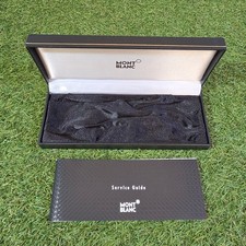 Empty mont blanc pen - mont, box
