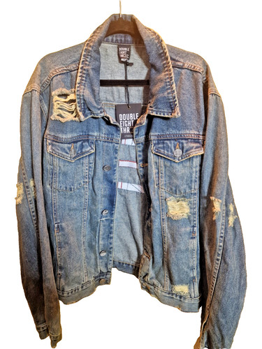 883 police duke denim jacket - police,