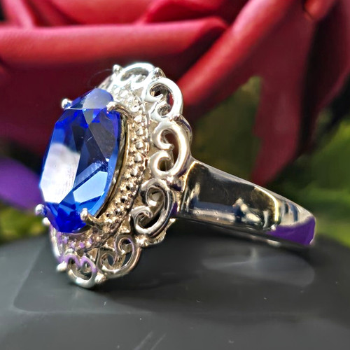 Ptb oval blue topaz filigree - ptb,