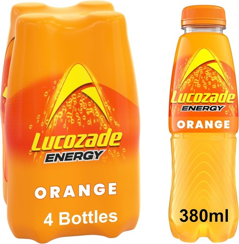 Lucozade energy orange 380ml - orange,