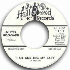Mister Boo-Sard - I Sit And Beg My Baby, 7", (Vinyl)