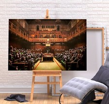 Banksy monkey parliament - banksy,