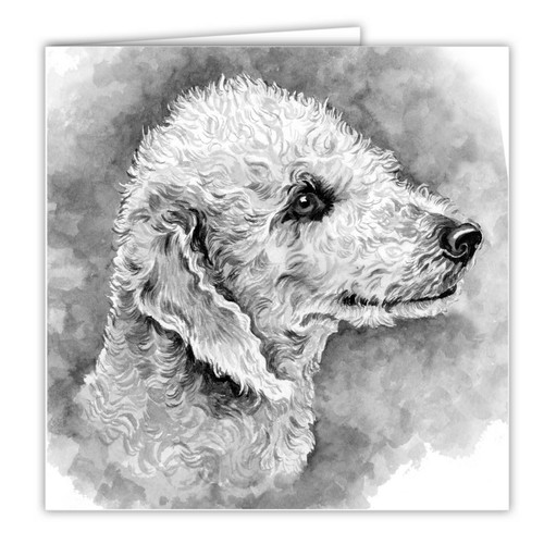 Bedlington terrier greetings - bedlington,