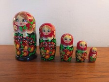 VINTAGE RUSSIAN DOLLS X 5