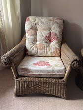 Conservatory furniture wicker used sofa and chair