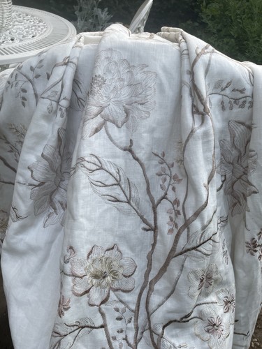 Interlined embroidered bespoke - interlined,