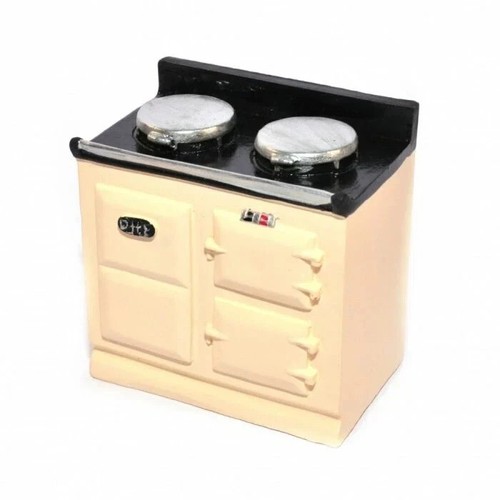 Dolls house aga cream - dolls,