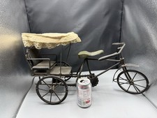 Vintage Lrg Bicycle Carriage 1920s Style Working Model Old Shop Display Project