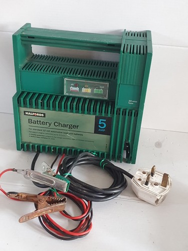 Halfords 5amp battery - halfords, charger