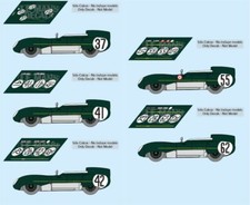Decals Lotus 11 Le Mans 1957 41 42 55 62 1:32 1:24 1:43 1:18 Eleven slot decals