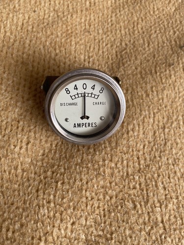 Vintage motorcycle ammeter - motorcycle,