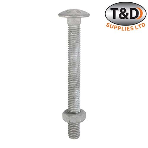 Timco 25pc carriage bolt - timco,