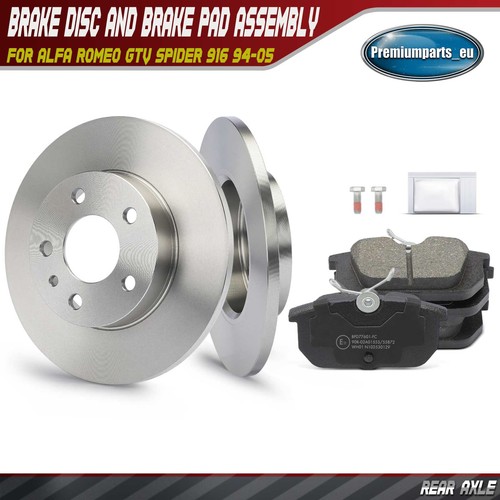 Rear brake discs - rear, pads
