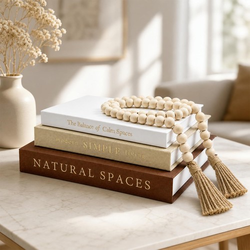 Set stackable faux books - stackable,