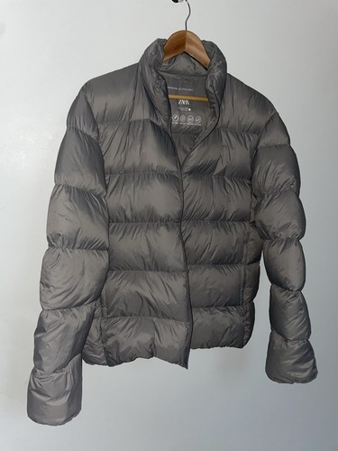 Zara taupe puffer quilted - taupe,