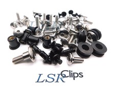 TL1000S 1997-2001 Stainless steel front fairing bolts push clips well nuts