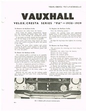 VAUXHALL VELOX / CRESTA PA