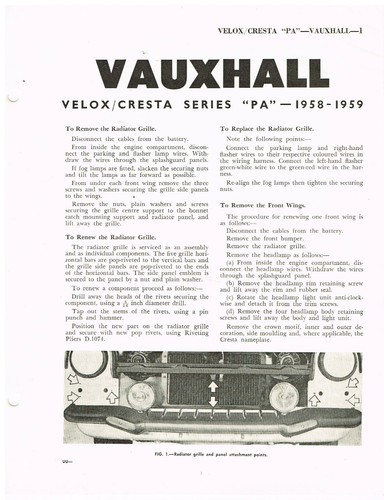 Vauxhall velox cresta pa - velox,