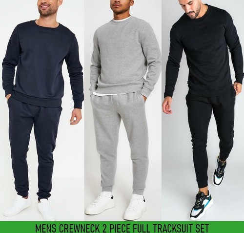 Mens crewneck tracksuit - mens, set