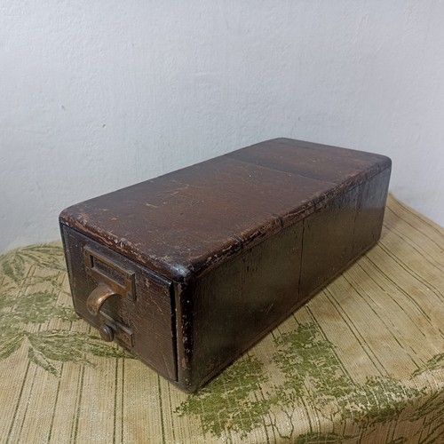 Old oak vintage single drawer - old, single-drawer