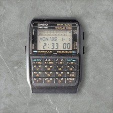 Vintage Casio DBC-62 676 Databank Telememo World Time Calculator Watch