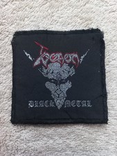 Vintage 80's Venom Black Metal Patch - 8cm × 8cm - Bathory Metallica Sabbath