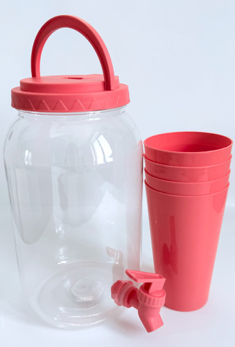 Drinks dispenser with tap - with, &