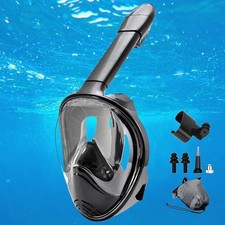 Professional Snorkeling Mask Full Face Snorkel Underwater Scuba Diving Adult Kid