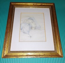 Vintage 1970 Gilt Wood Framed