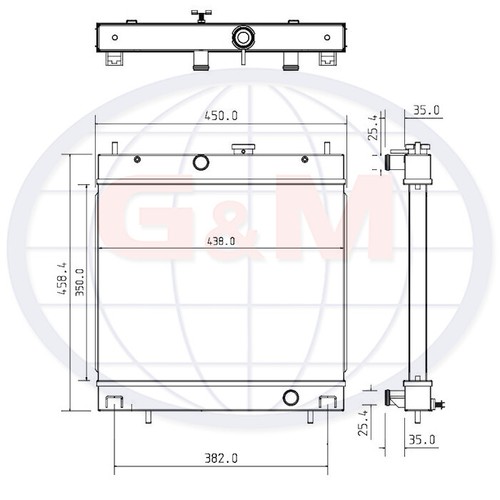 Radiator for cushman utv - radiator,