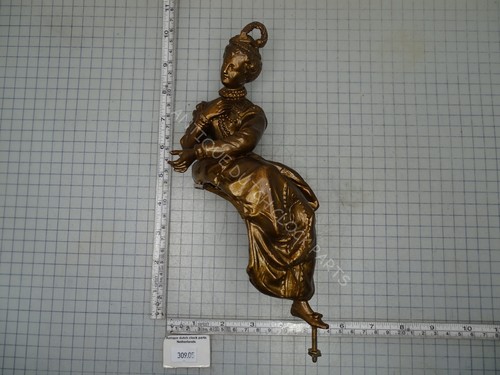 Big antique spelter - spelter, women