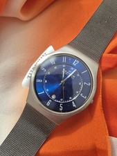 SKAGEN. Sundby Titanium and Charcoal Steel Mesh Watch. NEW....last Two Remaining