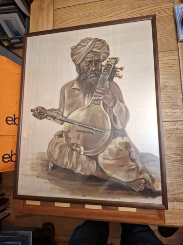 Vintage watercolour papyrus - vintage, on