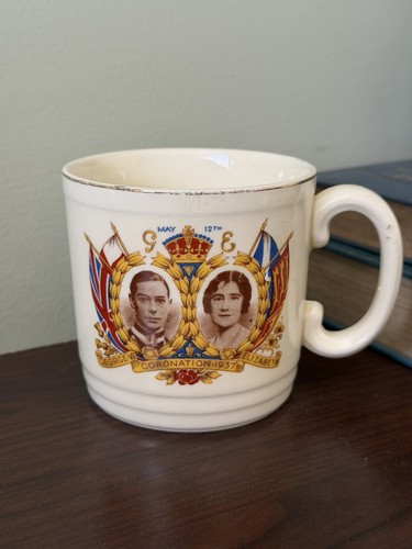 Coronation mug 1937 georges - coronation,