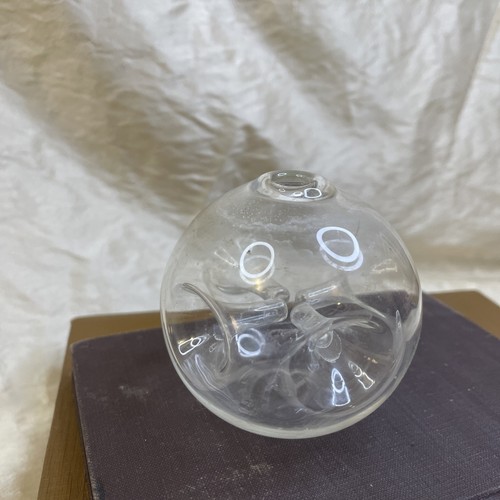Rare antique glass sphere fly