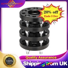 Bolt-On Wheel Spacers (4) 5x108 63.4 20mm For Ford  Mondeo Focus MK2 MK3 RS ST