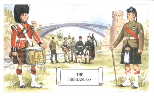 The highlanders postcard - the,